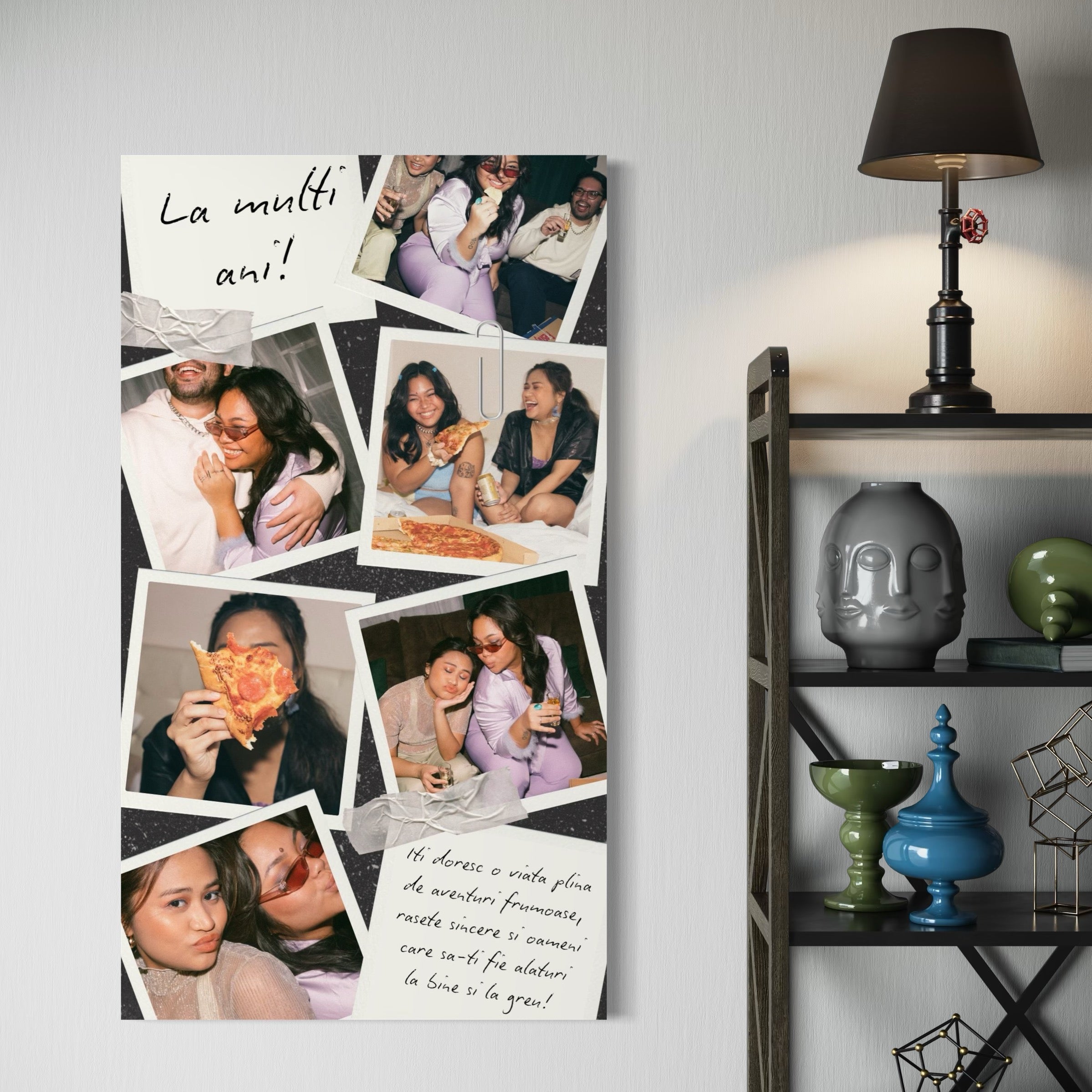 Tablou canvas decorativ cu tablou canvas cu colaj foto personalizat